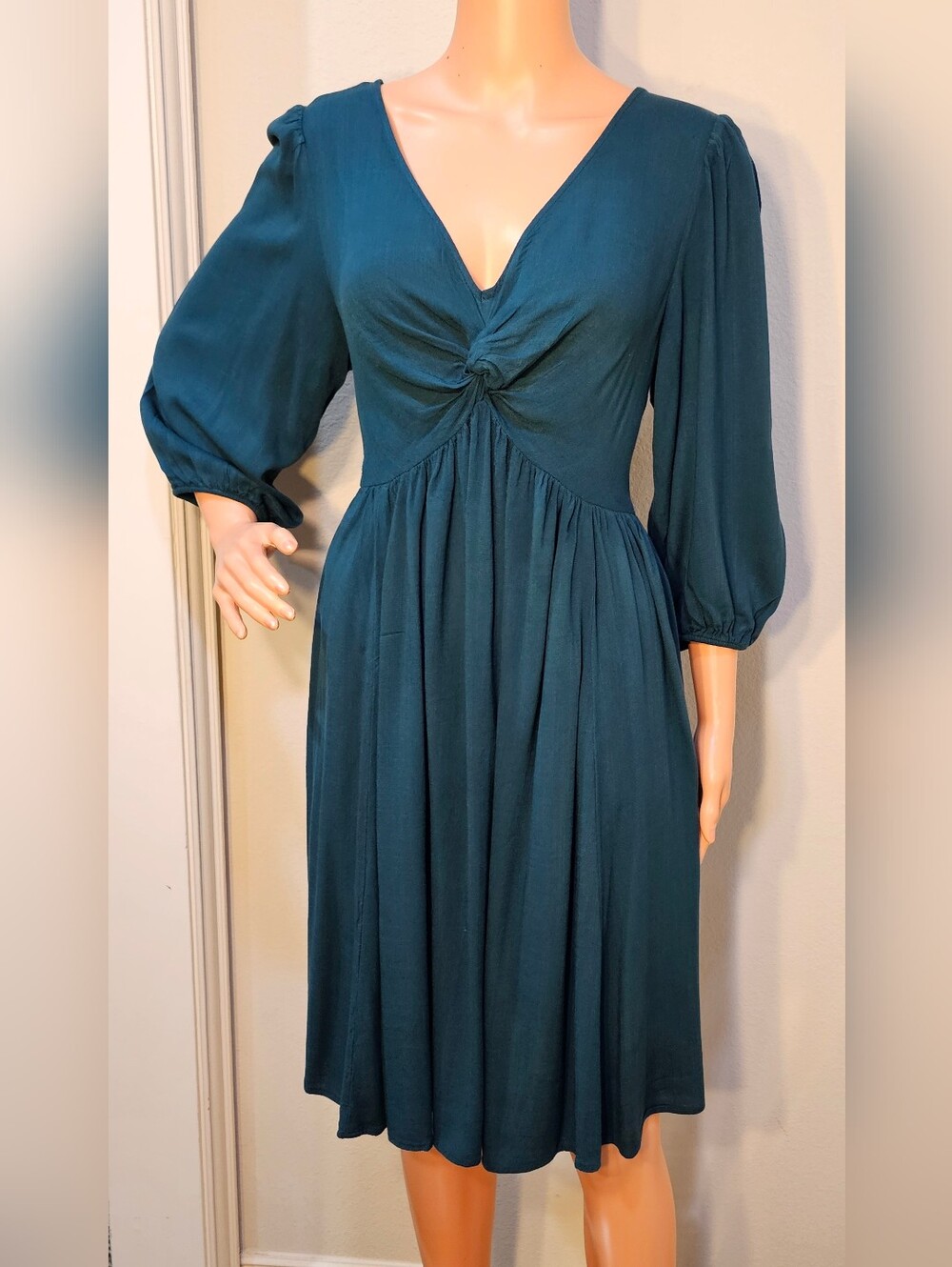 Torrid Teal Mini Dress With Pockets Size 10